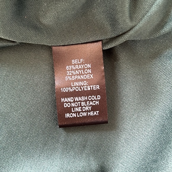 Lulus XS Emerald Green Set in Waist Full Skirt - Picture 6 of 7